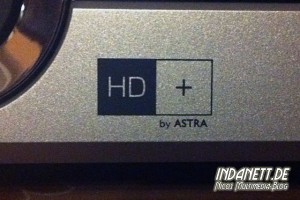 Logo "HD+" auf SAT-Receiver