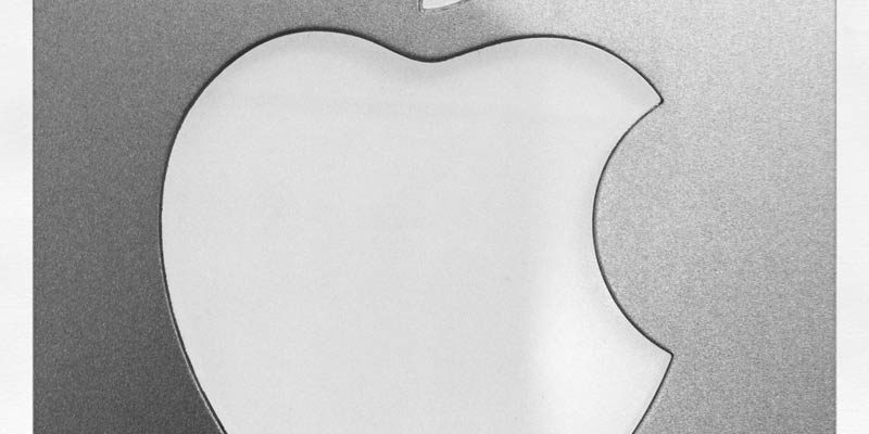 Apple-Logo Powerbook G4