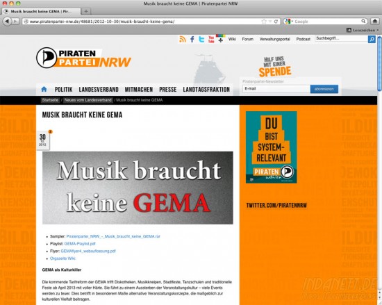 Musik braucht keine GEMA