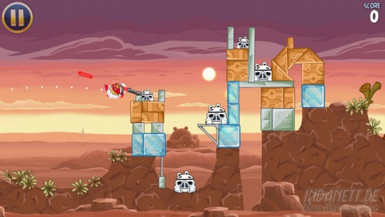 Angry Birds Star Wars - Spielszene