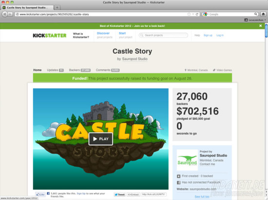 Screenshot Castle Story 2013