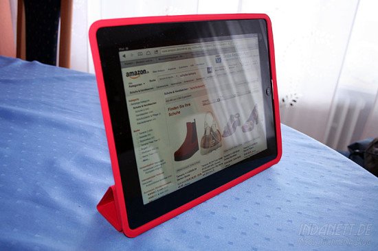 iPad Smart Case hochgestellt