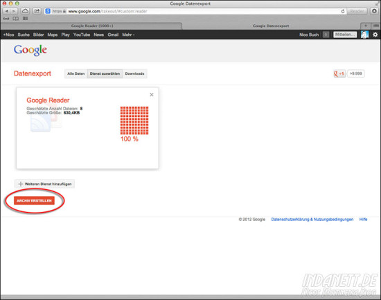 Googlereader Export Teil 3