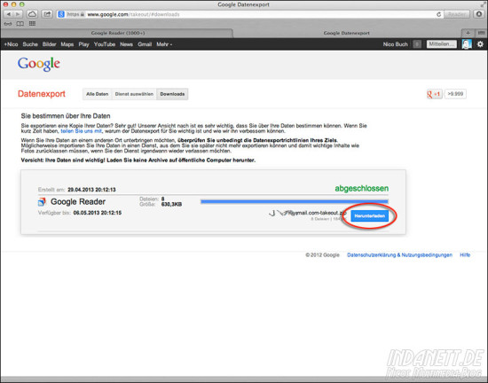 Googlereader Export Teil 4