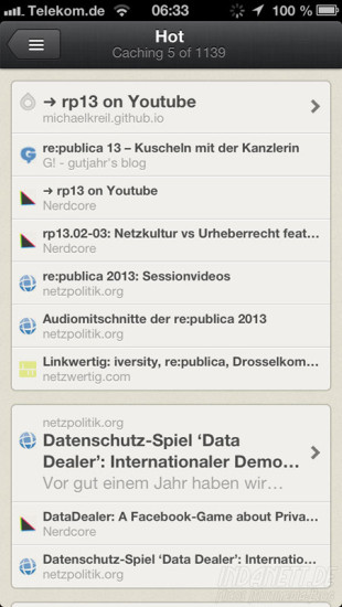 Reeder - Hot-Feature