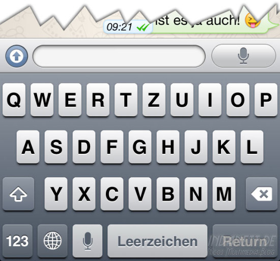 WhatsApp Sprachfunktion