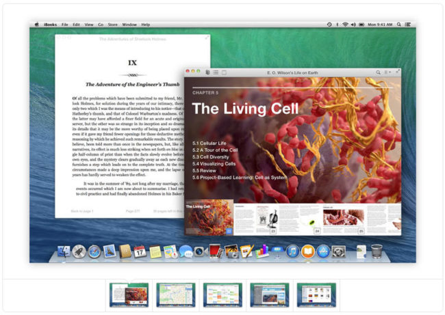 OS X Mavericks Screen