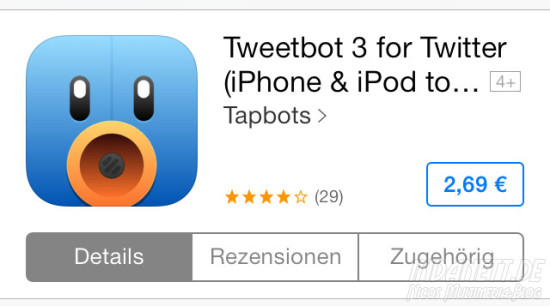 Tweetbot 3 im App Store