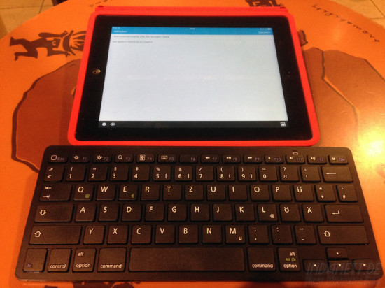 CLS Bluetooth-Keyboard mit iPad