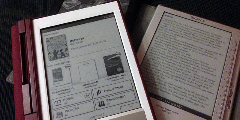 eBook-Reader: Sony und Kindle eBook-Reader: Sony und Kindle
