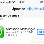 WhatApp iOS7 Update
