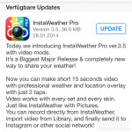 InstaWeather Pro Update