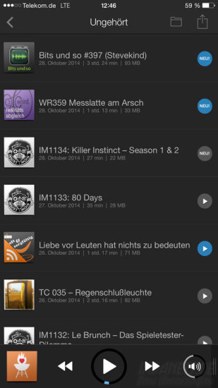 Podcat Podcastclient Ungehört