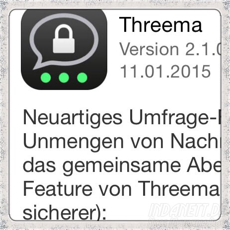 Threema Umfrageoptionen Titel Threema Umfrageoptionen Titel