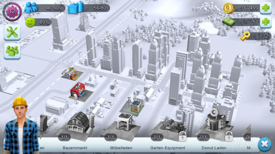 SimCity Buildit Läden