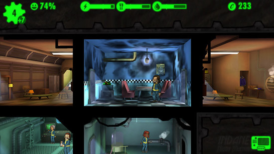 Fallout Shelter Feuer