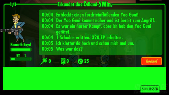 Fallout Shelter Erkunden