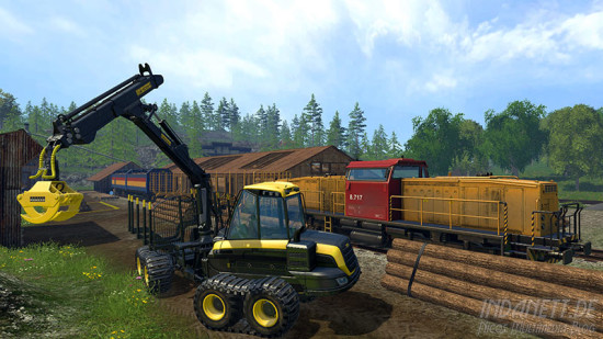 Landwirtschafts-Simulator 2015 Xbox One Holz verladen