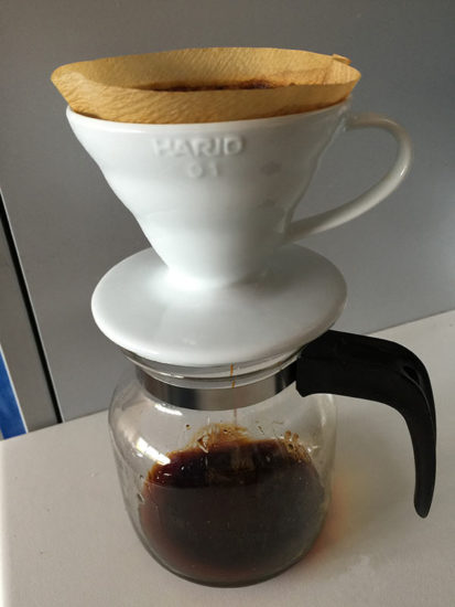 Cold Brew Filtervorgang