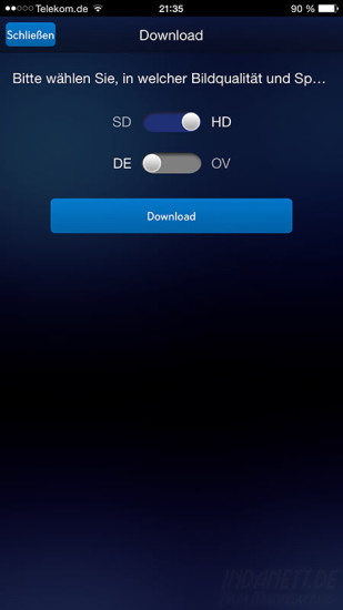 Sky Go Extra Download Qualität und Sprache