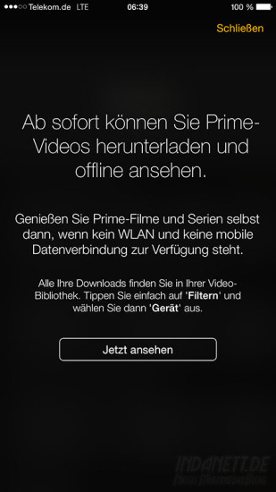 Amazon Instant Video Titel Downloads