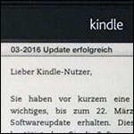 03-2016 Update erfolgreich (Kindle) Titel