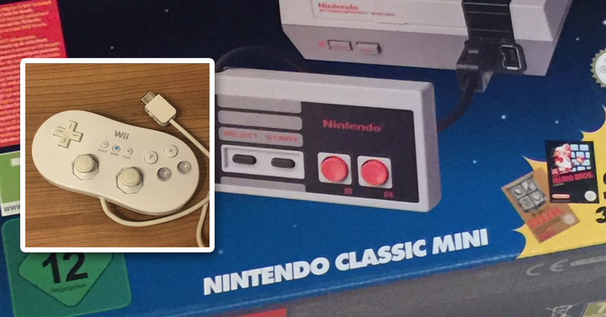 Wii Classic Controller mit Nintendo Classic Mini NES nutzen ›
