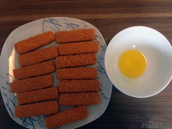 Airfryer Fischstäbchen mit Öl