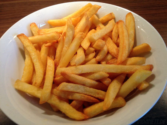 Pommes im Airfryer fertig