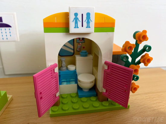 LEGO Friends 41313 Heartlake Freibad Toilette offen