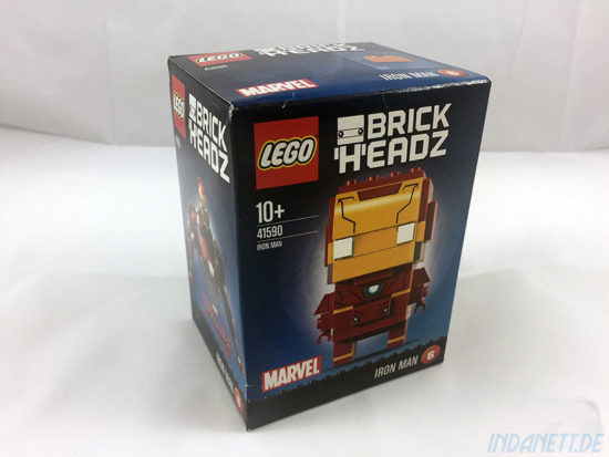 LEGO BrickHeadz Iron Man Verpackung schräg