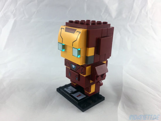 LEGO BrickHeadz Iron Man Verpackung schräg links