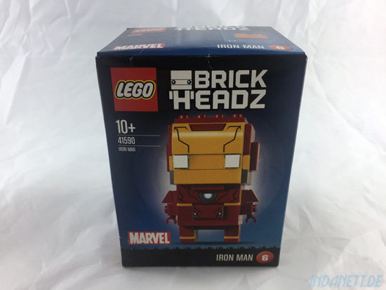 LEGO BrickHeadz Iron Man Verpackung Vorderseite