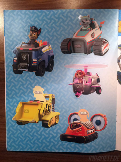 Paw Patrol Stickeralbum Panini Pappaufsteller