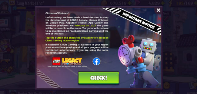 LEGO Legacy Heroes Unboxed – Ende – Artikelbild