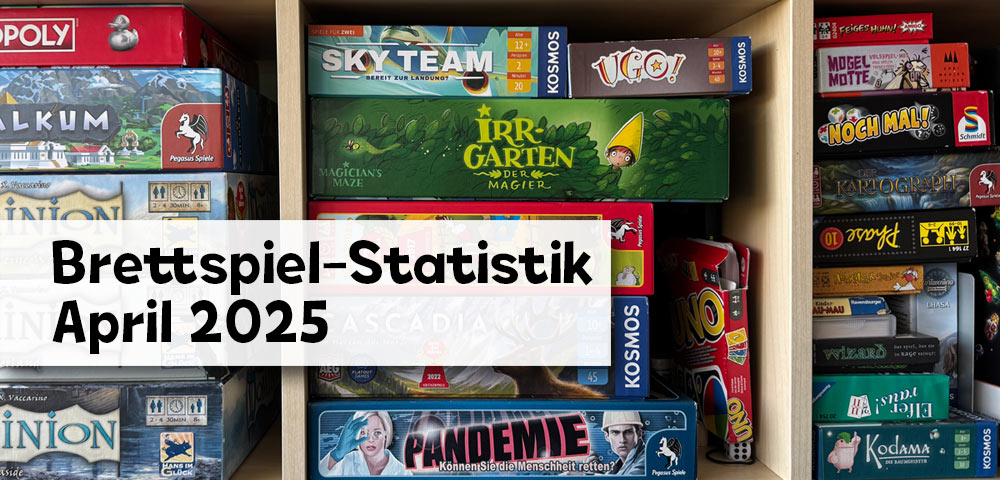 Brettspiel-Statistik 04/2025 – Beitragsbild